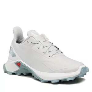 Buty Salomon - Alphacross Blast J 471183 11 V0 Lunar Rock/White/Stone Blue - Baleriny - miniaturka - grafika 1