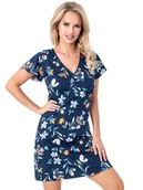 Piżamy damskie - Donna Koszula nocna Caroline S Granatowy - miniaturka - grafika 1