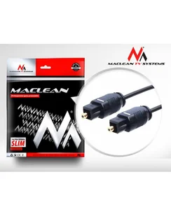 Maclean Przewód optyczny Toslink SLIM 2m MCTV-752 - Kable - miniaturka - grafika 5