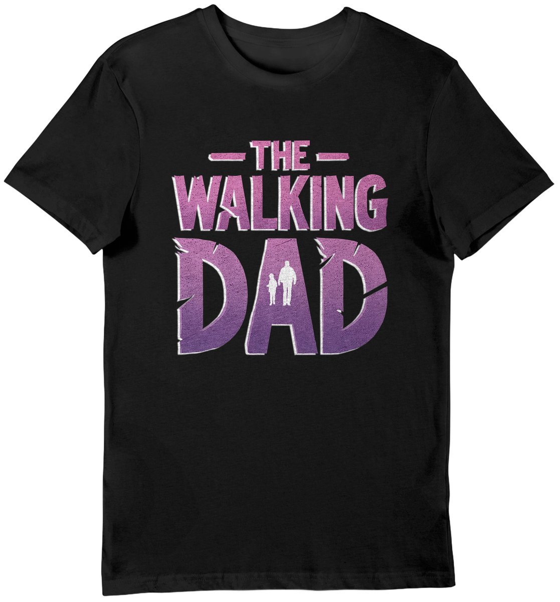 Koszulka dla taty the walking dat napis czarna 2XL