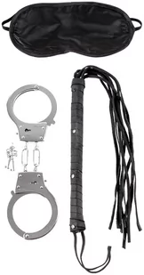 Pipedream Fetish Fantasy Limited Edition Lover's Fantasy Kit - Erotic Set Of Handcuffs, Whip and Mask - Akcesoria BDSM - miniaturka - grafika 1