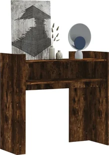 vidaXL vidaXL Stolik konsolowy, przydymiony dąb, 100x35x90 cm - Konsole i sekretarzyki - miniaturka - grafika 1