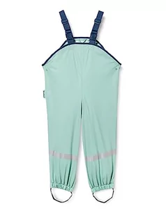 Playshoes Spodnie na szelkach z polaru Spodnie przeciwdeszczowe Uniseks - dzieci, 29 - zielony, 86 - Spodnie i spodenki dla chłopców - miniaturka - grafika 1