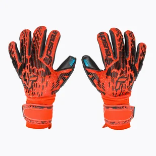 Rękawice bramkarskie Reusch Attrakt Freegel Gold Finger Support bright red/future blue/black - Piłka nożna - miniaturka - grafika 1