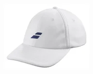 Czapki damskie - Czapka baseballowa Babolat  Pure Logo Cap Junior White/White - miniaturka - grafika 1