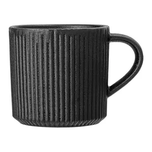 Czarny kubek z kamionki Bloomingville Neri, 350 ml - Kubki - miniaturka - grafika 1