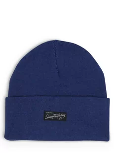 Superdry - Czapka męska, niebieski - Czapki męskie - miniaturka - grafika 1