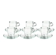 Akcesoria i części do ekspresów do kawy - Zestaw 6 sztuk filiżanek szklanych do espresso o pojemności 70ml - miniaturka - grafika 1