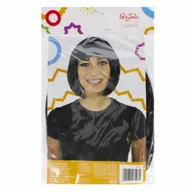 Dodatki do strojów karnawałowych - Arpex Ozdoba karnawałowa Peruka Bob czarna - miniaturka - grafika 1