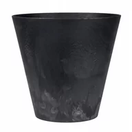 Donice - Doniczka imitacja betonu Tubus Effect antracyt 25x23,3 cm - miniaturka - grafika 1