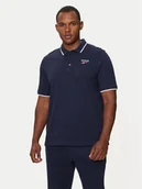 Koszulki męskie - Reebok Polo Identity Small Logo Polo 100073032 Granatowy Regular Fit - miniaturka - grafika 1