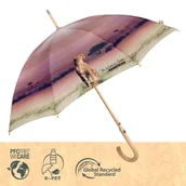 Parasole - Parasol długi Perletti Eco Green Pantera, odcień fioletu - miniaturka - grafika 1