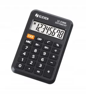 Kalkulator biurowy kieszonkowy 8-cyfrowy Czarny - Kalkulatory - miniaturka - grafika 3