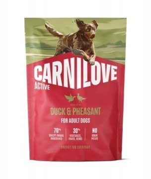 CARNILOVE Active Dog Duck and Pheasant Adult 1,5 kg kaczka i bażant, dla dorosłych psów