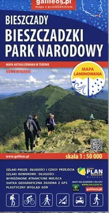 Bieszczadzki Park Narodowy - mapa laminowana 2025 - książka - Obcojęzyczne przewodniki, mapy i atlasy - miniaturka - grafika 1