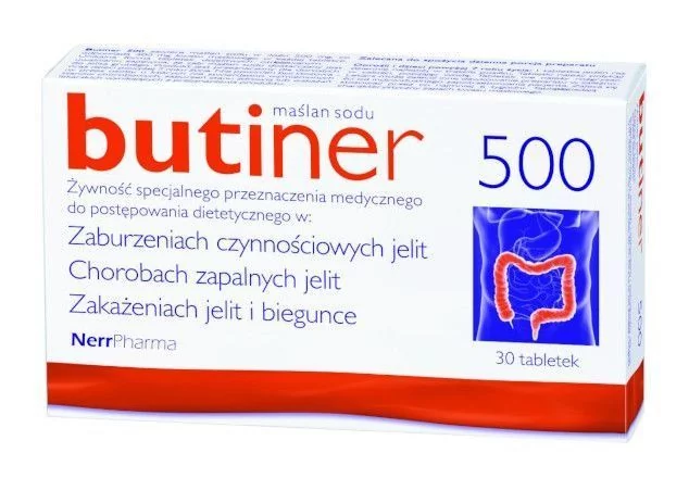 NERR PHARMA SP.Z O.O. NERR PHARMA SP.Z O.O Butiner 500 30 tabletek