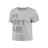Koszulki i topy damskie - Koszulka damska UFC FG Crop Tee Reebok - miniaturka - grafika 1