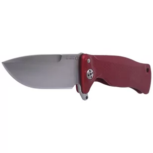 Nóż składany LionSteel SR11A Red Aluminum, Satin Sleipner by Molletta (SR11A RS) - Noże - miniaturka - grafika 2