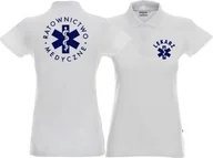 Odzież robocza - Promostars LPP - Koszulka Polo damska LEKARZ biała - miniaturka - grafika 1