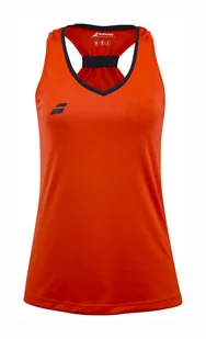 Damski podkoszulek Babolat  Play Tank Top Women Fiesta Red S - Koszulki sportowe damskie - miniaturka - grafika 1