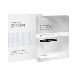 Dr. Susanne von Schmiedeberg L-Carnosine Anti-A.G.E. Silver Foil Lifting Mask Maseczki w płachcie 1 ct - Maseczki do twarzy - miniaturka - grafika 1