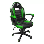 Fotele gamingowe - Q-SMART Fotel Cobra Junior Czarno-zielony - miniaturka - grafika 1