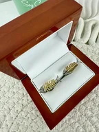 Spinki do mankietów i krawatów - SPINKI DO MANKIETÓW koszuli ryby szkieletory - miniaturka - grafika 1