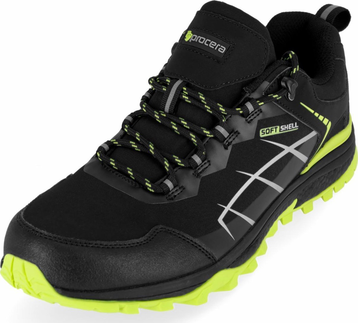 Buty trekkingowe męskie PROCERA ATOX - Lekkie półbuty cholewka z materiału softshell rekreacyjne sportowe trekkingowe sprawdzają się na wymagającym szlaku i w codziennym użytku 43