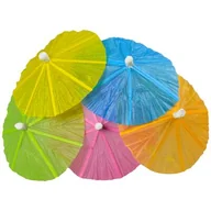 Naczynia i sztućce jednorazowe - Parasolka papierowa do drinka 16 sztuk mix - miniaturka - grafika 1