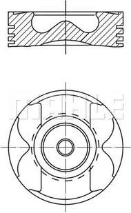 Tłok Mahle 022 26 01 - Silnik - akcesoria - miniaturka - grafika 1