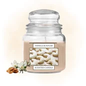 Świece - ŚWIECA W SZKLE VANILLA & SUGAR WANILIOWA DUŻA - miniaturka - grafika 1