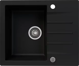 Kernau Zlewozmywak granitowy KGSA 4560 1B1D Deep Black - Zlewozmywaki - miniaturka - grafika 1