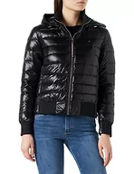 Kurtki damskie - Tommy Hilfiger Damska kurtka sportowa Sorona z zamkiem błyskawicznym, Czarny, XXS - miniaturka - grafika 1