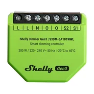 Systemy inteligentnych domów - Shelly Ściemniacz światła WiFi  Dimmer Gen3 - miniaturka - grafika 1