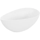 Wanny - Mexen Parma wanna wolnostojąca z konglomeratu 160 x 95 cm, biała mat - miniaturka - grafika 1