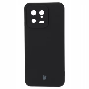 Bizon Etui Case Silicone Sq do Xiaomi 13, czarne - Etui i futerały do telefonów - miniaturka - grafika 1