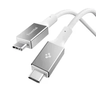 Kable USB - SPIGEN EB24015CC ESSENTIAL TYPE-C CABLE 240W 150CM WHITE - miniaturka - grafika 1