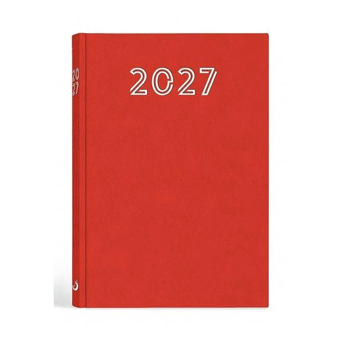 Terminarz 2027 A5 standard czerwony