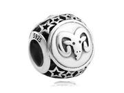 Charmsy - Pandora Valerio.pl Rodowany srebrny charms znak zodiaku baran srebro 925 BEAD24 BEAD24 - miniaturka - grafika 1