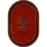 Dywany - Dywan Dywilan Polonia SAMARKAND rubin owal wełna - miniaturka - grafika 1