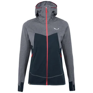 Bluza damska Salewa Puez Hybrid PL W FZ Rozmiar: L / Kolor: szary/niebieski - Bluzy sportowe damskie - miniaturka - grafika 1