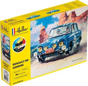 Heller 56700 Starter Set Renault R8 Gordini 1:24 - Kolekcjonerskie modele pojazdów - miniaturka - grafika 1