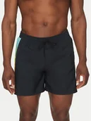Kąpielówki męskie - Quiksilver Szorty kąpielowe EQYJV04136 Czarny Regular Fit - miniaturka - grafika 1
