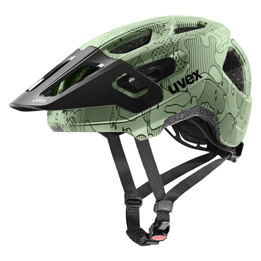 Kask dziecięcy Uvex React Jr. Moss Green Altim M (S4107070800) 52 - 56 cm