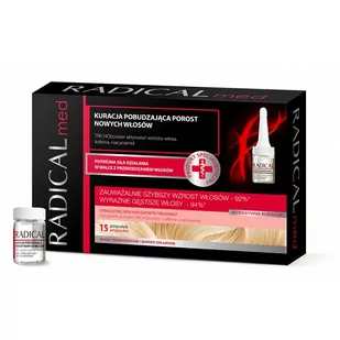 Farmona Radical Med ampułki pobudzające porost nowych włosów "75 ml" - Kosmetyki do stylizacji włosów - miniaturka - grafika 1