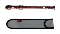 Instrumenty dęte - Flet prosty - sopran Mat Max FRYDERYK Barokowy + pokrowiec szary - miniaturka - grafika 1