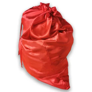 DUŻY SATYNOWY WOREK MIKOŁAJA NA PREZENTY 100cm XXL - Ozdoby bożonarodzeniowe - miniaturka - grafika 1