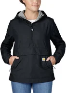 Kurtki męskie - Kurtka Carhartt Rain Defender Light Packabl Black - miniaturka - grafika 1