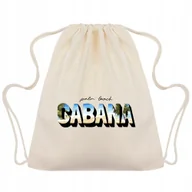 Plecaki szkolne i tornistry - WORKOPLECAK BEŻ Do Szkoły Na Buty PALM BEACH Wzory - miniaturka - grafika 1