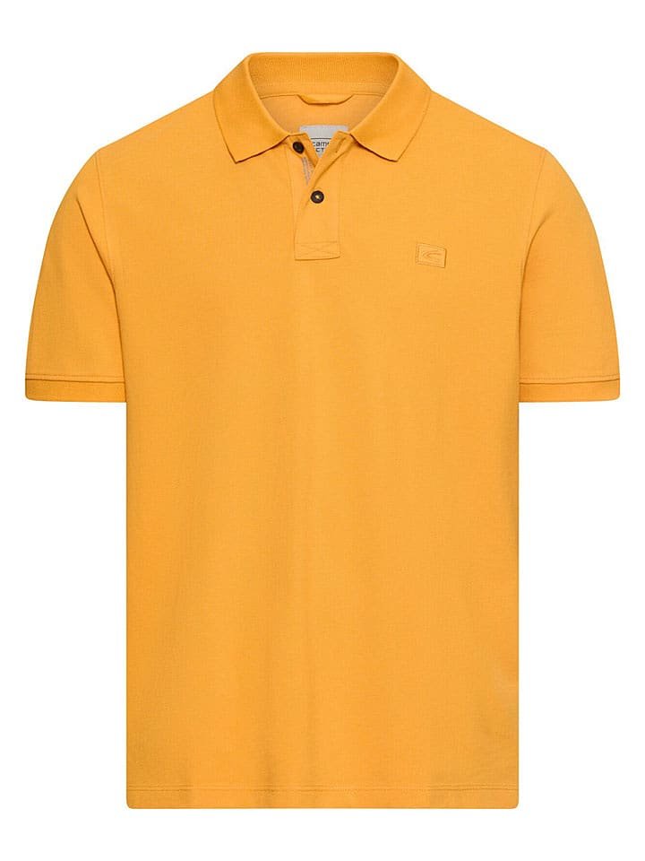 Camel Active Koszulka polo w kolorze żółtym
